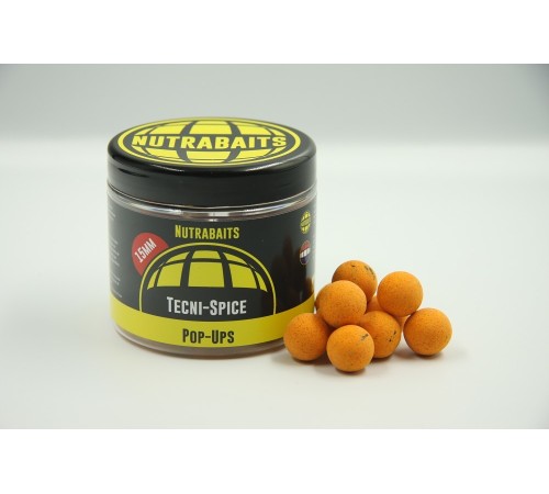Бойлы плавающие 15мм Nutrabaits Shelf-Life Pop-Ups Tecni-Spice 15mm