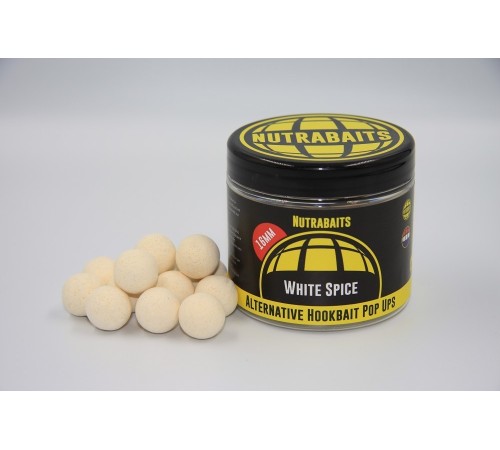 Бойлы плавающие 12мм Nutrabaits Alternative Hookbait Pop-Ups White Spice 12mm