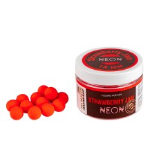 Плавающие бойлы Master Bait Fluoro Pop-Up Neon Strawberry Jam
