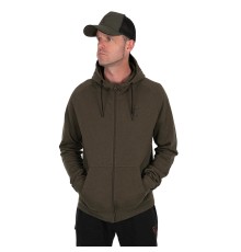 Толстовка зелено-черная с капюшоном FOX Collection LW L