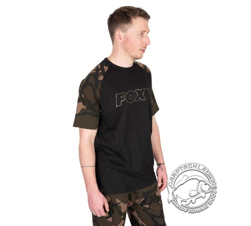 Футболка Fox Black/Camo Outline T-Shirt