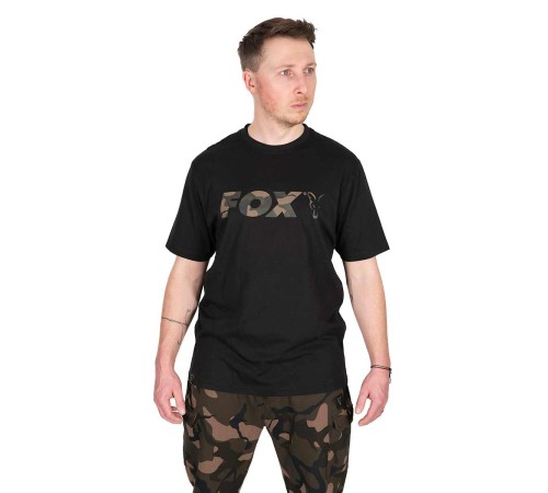 Футболка Fox Black/Camo Logo T-Shirt