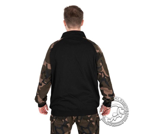 Толстовка на молнии Fox LW Black/Camo QTR Zip