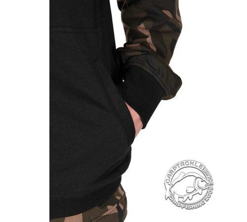 Толстовка на молнии Fox LW Black/Camo QTR Zip