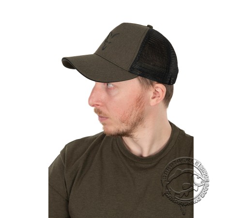 Кепка с сеткой Fox Collection Trucker Cap Green & Black
