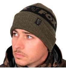 Шапка Fox Collection Beanie Hat Green & Black