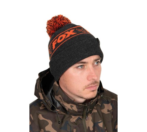 Шапка Fox Collection Bobble
