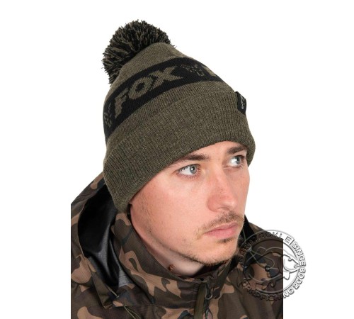 Шапка Fox Collection Bobble