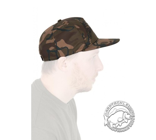 Бейсболка Fox Camo Flat Peak Snapback Cap