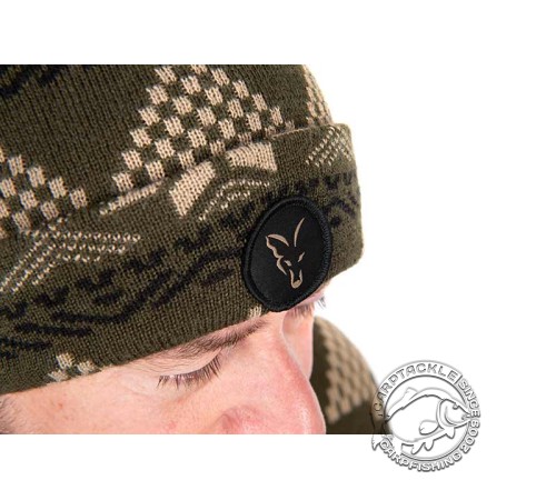 Вязаная шапка с помпоном Fox Festive Bobble Hat