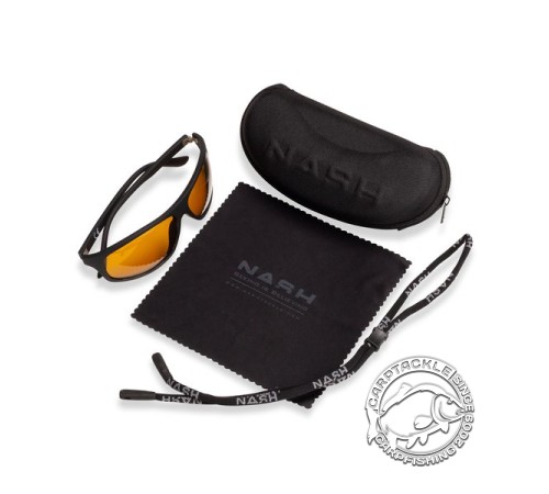 Солнцезащитные очки Nash Black Wraps Yellow Lenses