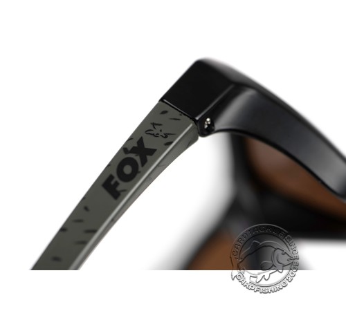 Очки Fox Collection Wraps Green/Black - Brown Lens