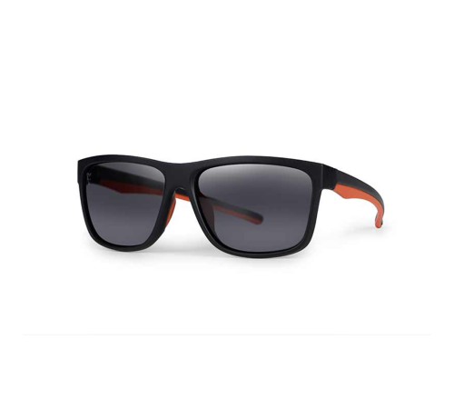 Поляризационные солнцезащитные черно-оранжевые очки Fox Collection Black Orange Shades - Grey Lens