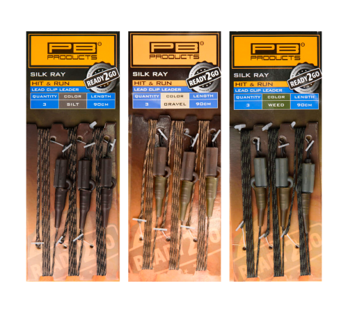 Готовая оснастка PB Products R2G SR Hit & Run Leadclip Leader 45lb