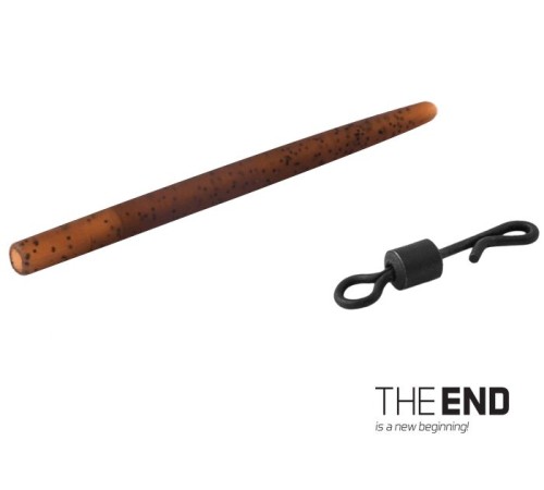 Вертлюг с застежкой + конус DELPHIN The End Quick Swap & Rubber G-ROUND