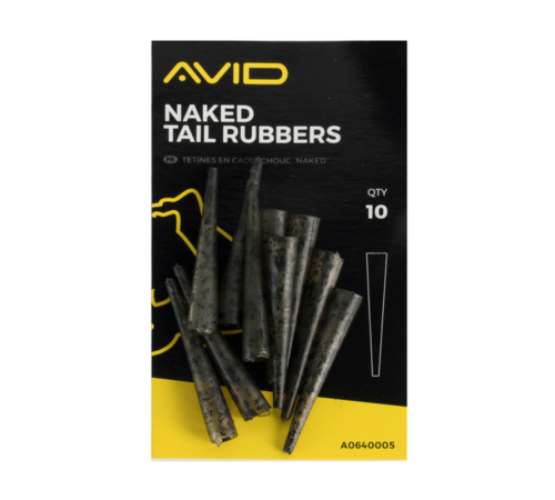 Удлиненные конусы для безопасных клипс Avid Carp Naked Tail Rubbers