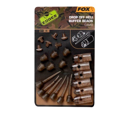 Набор для оснастки вертолет / чод-риг Fox Edges Camo Drop Off Heli Buffer Bead Kit