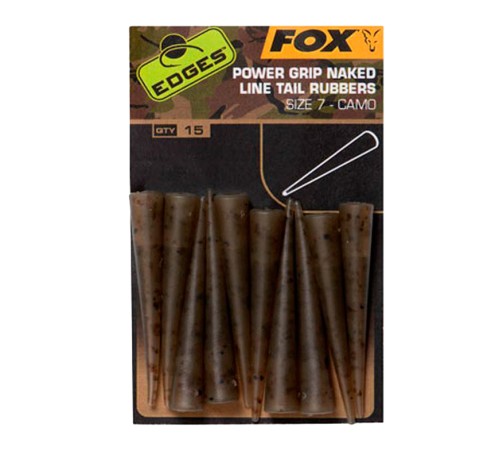Камуфляжные конусы Fox Edges Camo Power Grip Naked Tail Rubber Size 7 x10
