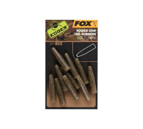 Конуса усиленные Fox EDGES Camo Powergrip Tail Rubbers (Size 7)