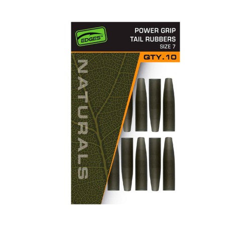 Конусы для безопасных клипс Fox EDGES Naturals Power Grip Tail Rubbers №7