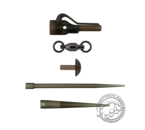 Набор для зиг-рига с безопасной клипсой Fox EDGES Naturals Zig Lead Clip Kit