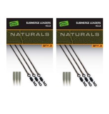 Готовые ледкоры без сердечника Fox EDGES Naturals Submerge Leaders