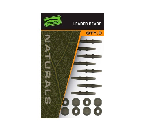 Комплект бусин для фиксации на ледкоре Fox EDGES Naturals Leader Bead Kit