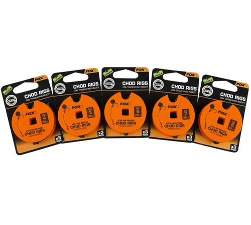 Готовые стандартные поводки для чод-риг Fox Edges Standard Chod Rig Barbed