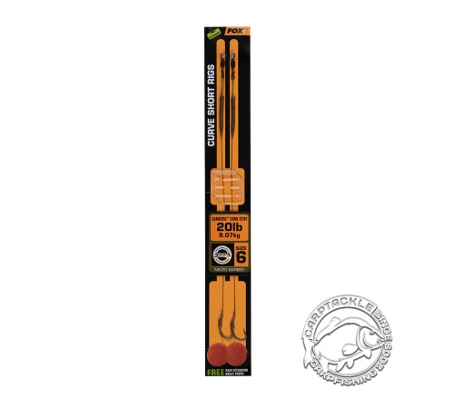 Готовые поводки Fox EDGES Curve Short Rigs