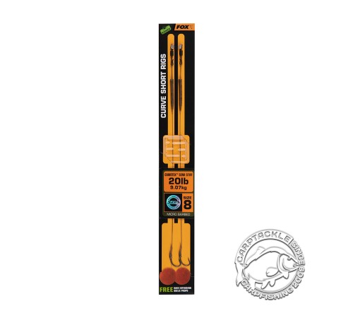 Готовые поводки Fox EDGES Curve Short Rigs