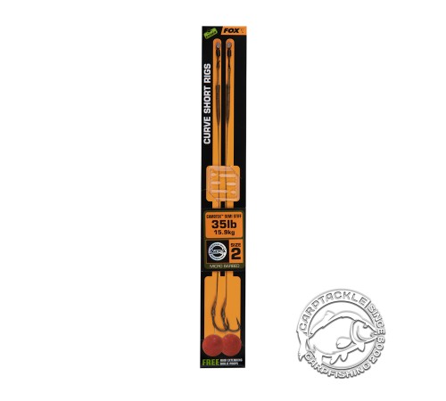 Готовые поводки Fox EDGES Curve Short Rigs