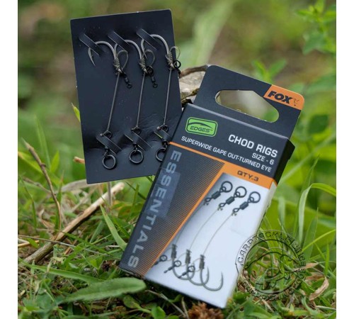 Готовые Чод-риги FOX EDGES Super Wide Gape (x3)