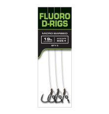 Готовые поводки FOX Carp Ready Rigs - Fluoro D-Rig - 4 (x3)