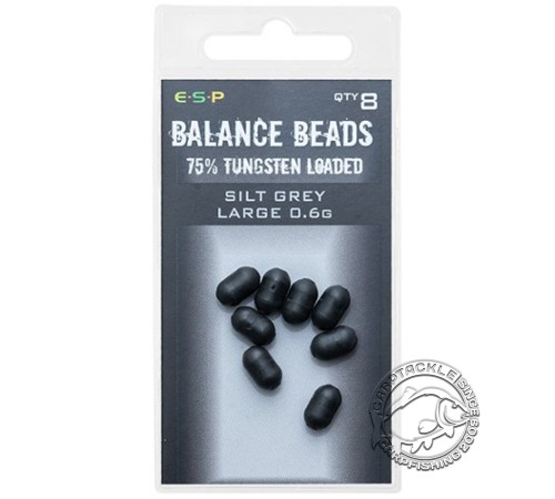 Бусины утяжеленные E-S-P Tungsten Loaded Balance Beads Large 0,6g