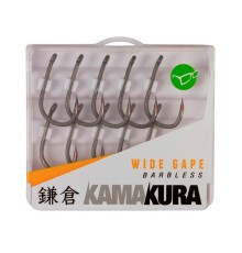 Крючок Korda Kamakura Wide Gape Barbless №4 безбородый