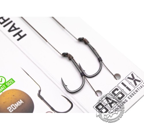 Готовый поводок KORDA Basix Hair Rigs Wide Gape