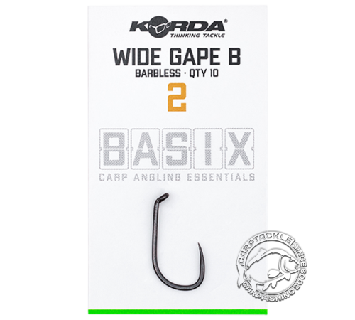 Крючок без бородки Korda Basix Wide Gape