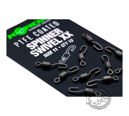 Вертлюг с быстросъемом Korda PTFE Spinner Swivels XX №11