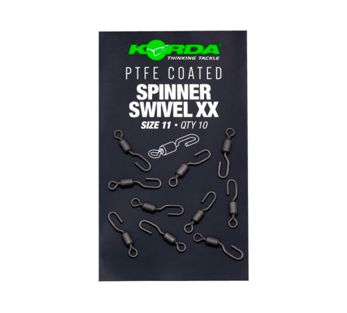 Вертлюг с быстросъемом Korda PTFE Spinner Swivels XX №11