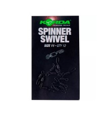 Вертлюг с быстросъемом Korda Spinner Swivels №11