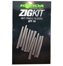 Конусный противозакручиватель для zig rig Korda Anti Tangle Sleeves Zig Kit