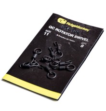 Вертлюг с кольцом и быстросъемом RidgeMonkey RM-Tec QC Rotator Swivels