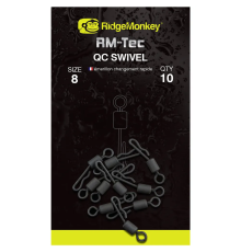 Вертлюг с быстросъемом RidgeMonkey RM-Tec Quick Change Swivel