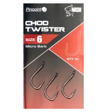 Крючки Nash Pinpoint Chod Twister Size 6