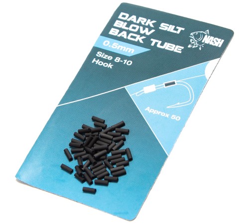 Силиконовые трубочки NASH Blow Back Tube Dark Silt