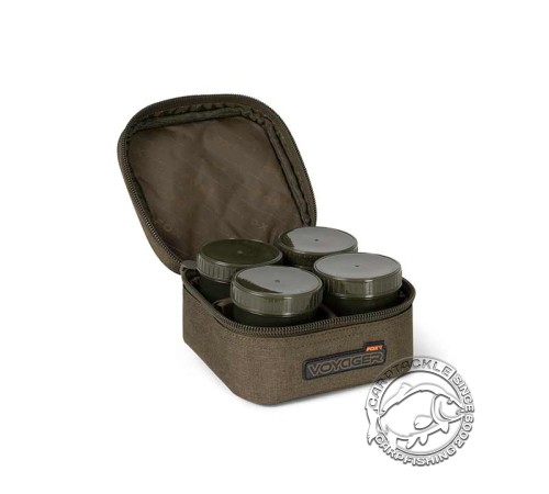 Сумка с банками для насадок Fox Voyager Hookbait Case