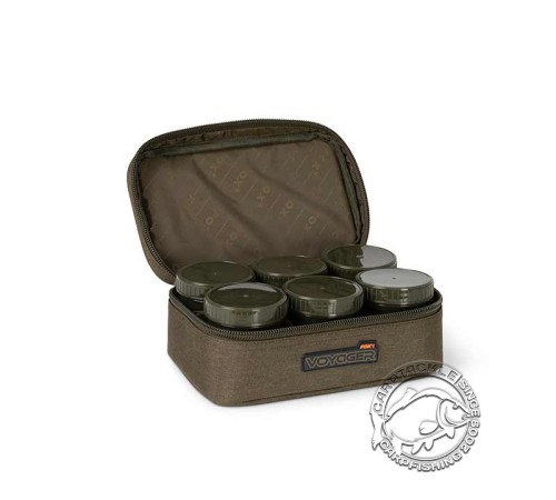Сумка с банками для насадок Fox Voyager Hookbait Case