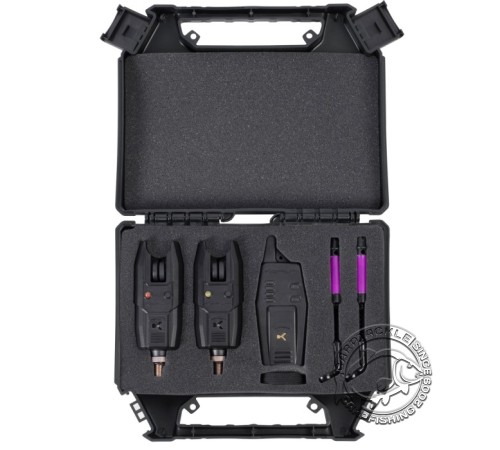 Сигнализаторы полевки на 2 удилища Korum KBI-R 2 Rod Alarm Presentation Set