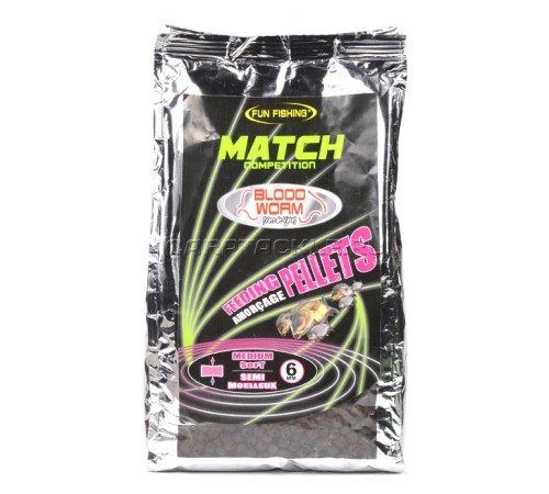 Пеллетс Fun Fishing Feeding Pellets Amorcage Medium Soft 800g
