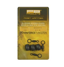 Бусина скользящая с вертлюгом PB Products DT Naked Chod Bead & Ring Swivel 1,5 g 